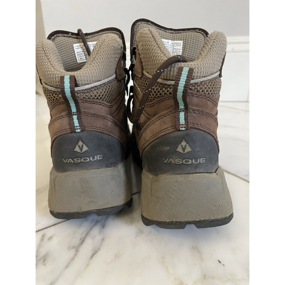 Vasque Womens Brown Leather Goretex Mid Rise Leather Hiking Boot Waterproof Sz 6 - Picture 9 of 9